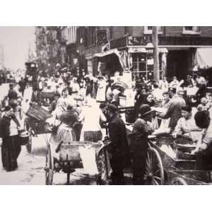 Immigrants on Mulberry Street, Lower East Side, New York City, c.1900 
