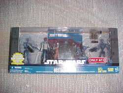 STAR WARS TARGET EXCLUSIVE 4 PACK BOUNTY HUNTERS SET WITH DVD  