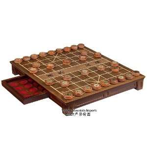  Chinese Chess Xiangqi Inlaid Table Top Set Toys & Games