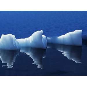 Antarctic Peninsula, Paradise Harbour, Icebergs Colours and Shapes at 