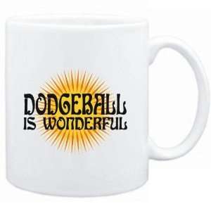  Mug White  Dodgeball is wonderful  Hobbies Sports 