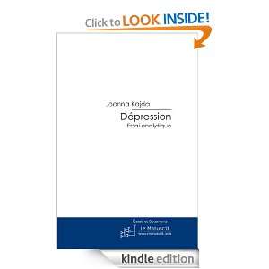Dépression (French Edition) Joanna Kajda  Kindle Store