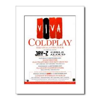 COLDPLAY   UK Tour 2001   Matted Mini Poster  