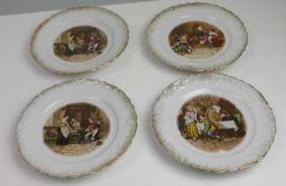 Vintage Porcelain Plates, marked, French or Bavaria  