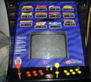 Big Electronics Midway Video Arcade Game Classic Video Games Look