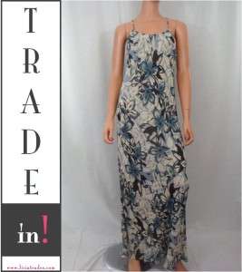 VINCE Silk Floral Basalt Maxi Long Chiffon Dress $375 2 Full length 