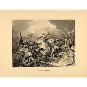   Conqueror Battle of Hastings   Original Halftone Print