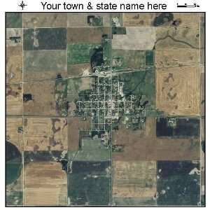   Aerial Photography Map of Macksville, Kansas 2010 KS 