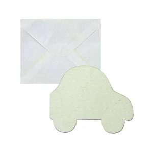 Blank White Car shaped Card Set Grocery & Gourmet Food