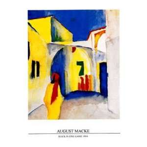  Blick in Eine Gasse Auguste Macke. 24.00 inches by 32.00 