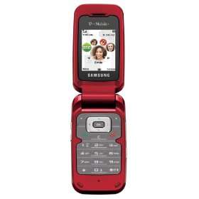 Wireless Samsung t229 Active Phone, Red (T Mobile)