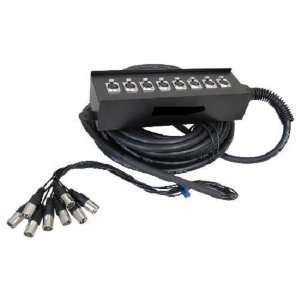  Pro Audio 100ft 8 channel Stage Box Snake XLR Cable 