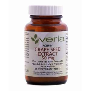  Veria   Activin Grape Seed Extract 50 mg (60 Vegetarian 