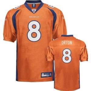 Kyle Orton Jersey Reebok Authentic Orange #8 Denver Broncos Jersey