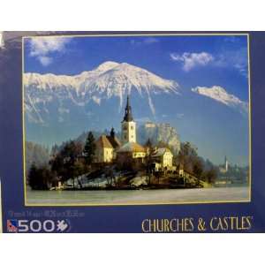  Sure Lox; Churches & Castles Lake Bled Church 500 Piece 
