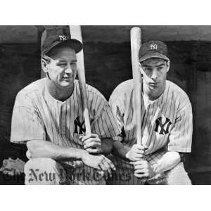  Lou Gehrig & Joe Dimaggio   1937