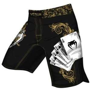  Venum Poker Fight Shorts   Black