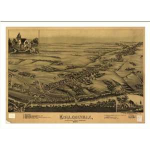  Historic Collegeville, Pennsylvania, c. 1894 (L) Panoramic 