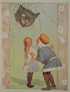 1922 ALICE IN WONDERLAND Antique LEWIS CARROLL Alices Adventures Book 