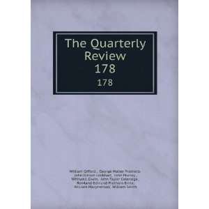  The Quarterly Review. 178 George Walter Prothero, John 
