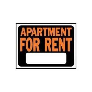   Sign APARTMENT FOR RENT PLASTIC SIGN