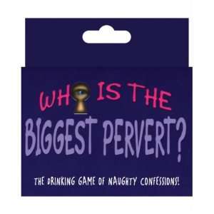   Games Who is The Biggest Pervert? Card Game