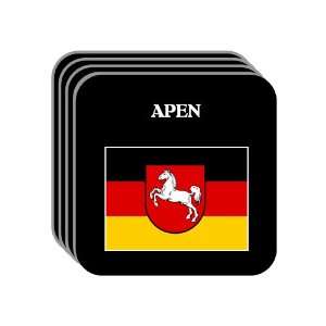Lower Saxony (Niedersachsen)   APEN Set of 4 Mini Mousepad Coasters