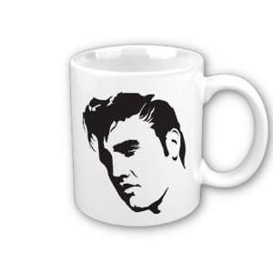    Elvis Presley Stencil Art Coffee,Tea, Hot Coco Mug 