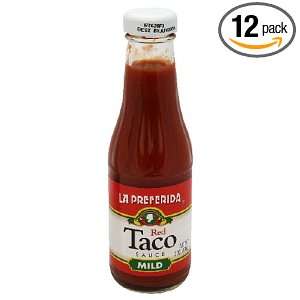 La Preferida Red Taco Salsa, Mild, 7 Ounce Unit (Pack of 12)  
