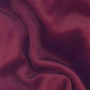  60 Wide Cotton Blend Velour Burgundy Fabric By The Yard 