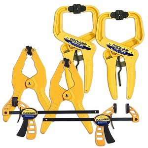   Clamp Set   2 Micro Bar Clamps, 2 HANDI CLAMPS & 2 Spring Clamps