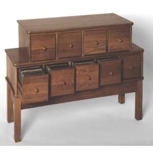   Leslie Dame CD 225 Apothecary Style CD Storage Cabinet