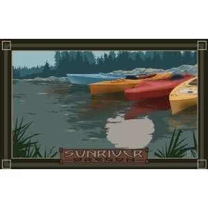  Northwest Art Mall MR 2952 Sunriver Oregon Kayaks in 