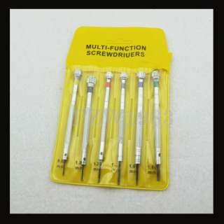 6pcs Precision Screwdriver Set for Jewellery Watch New  