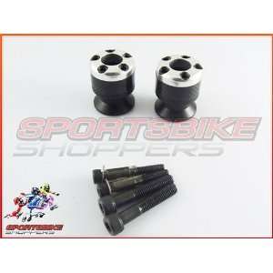  Silver Carbon Inlay Swing Arm Spools To Fit Aprilia RS 125 