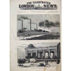  1883 Explosion Rocket Factory Plumstead Marshes Ruins 