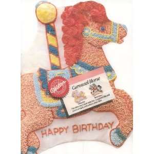  Wilton Cake Pan Carousel Horse (2105 6507, 1990)