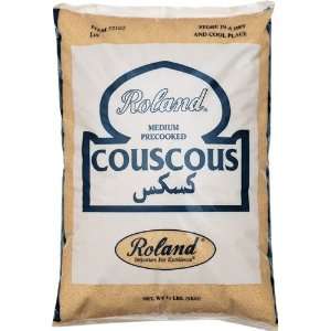 Roland Couscous, Meduim Pre Cooked 100% Natural, 11 Pounds  