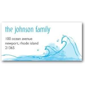    Address Labels   Watercolor Waves By Studio Basics