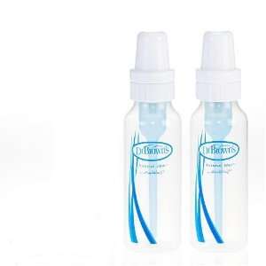  Dr. Browns 2 Pack BPA FREE Polypropylene Bottles   8 oz 
