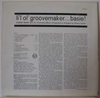 COUNT BASIE Lil Ol GrooveMaker JAZZ LP NM VERVE Mono Pressing HEAR IT