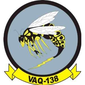  US Navy VAQ 138 Yellow Jackets Squadron Decal Sticker 3.8 