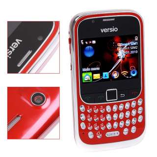 Versio Sunrise Dual SIM Cell Phone WiFi Front/Back Camera QWERTY GPRS 