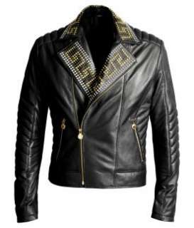 Versace for H&M Leather Jacket L men mens biker  