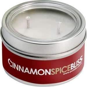 Cinnamon Spice Bliss Soy Candle   Travel Tin
