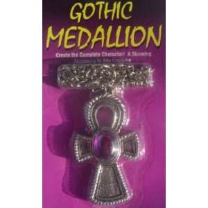 Ankh Medal Medallion Metal Gothic Jewelry on Chain Bling 