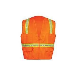  Solid Orange Construction Vest