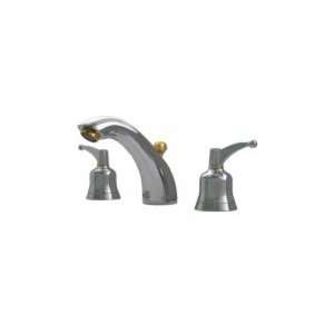    WIDESPREAD LAVATORY FAUCET WITH SMOOTH ARCING SPOUT 614.131WS AB