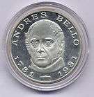 1981 Venezuela Silver Proof Coin Andrés Bello Best Investment