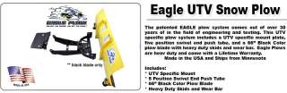 Yamaha Rhino 66 Blade Eagle UTV Snow Plow Kit HP  